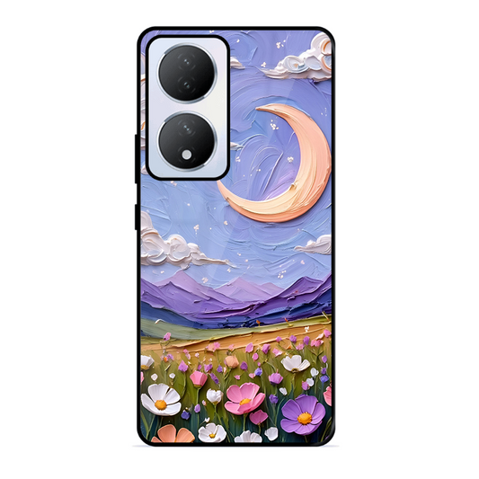 Beauty In Floral Printed Protective Phone Cover forVivo Y100A 5G