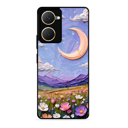 Beauty In Floral Printed Protective Phone Cover forVivo Y18E