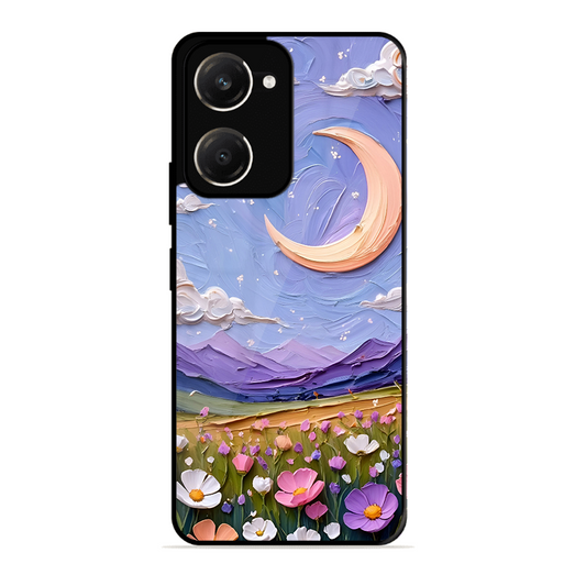 Beauty In Floral Printed Protective Phone Cover forVivo Y18T