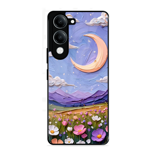Beauty In Floral Printed Protective Phone Cover forVivo Y19 5G