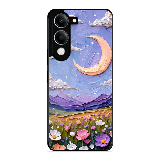 Beauty In Floral Printed Protective Phone Cover forVivo Y19E
