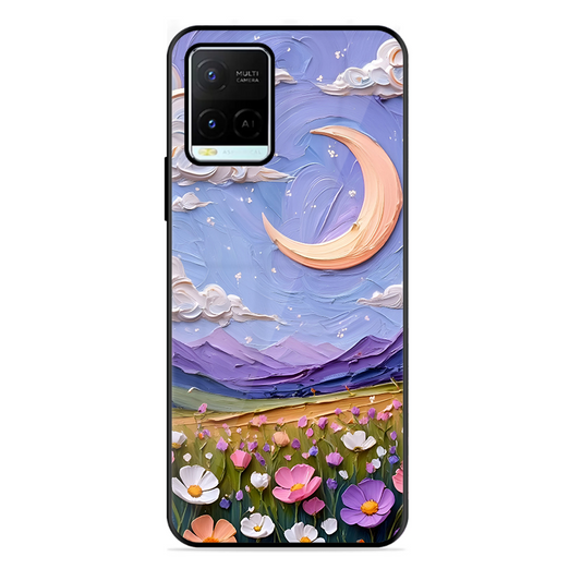Beauty In Floral Printed Protective Phone Cover forVivo Y21G
