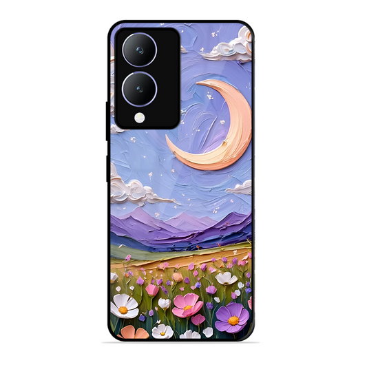 Beauty In Floral Printed Protective Phone Cover forVivo Y28 5G
