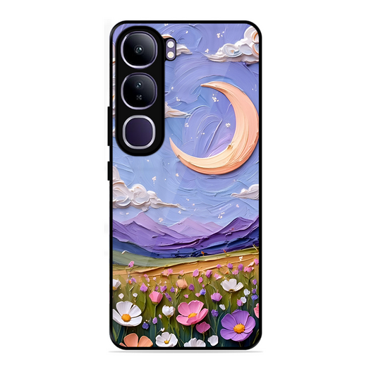 Beauty In Floral Printed Protective Phone Cover forVivo Y300 5G