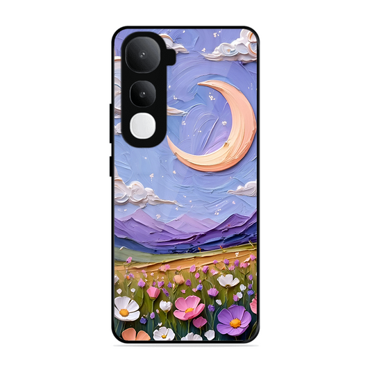 Beauty In Floral Printed Protective Phone Cover forVivo Y400 5G