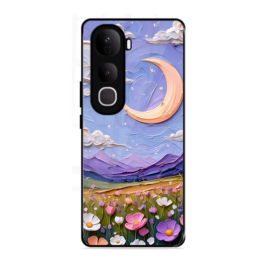 Beauty In Floral Printed Protective Phone Cover forVivo Y400 Pro 5G