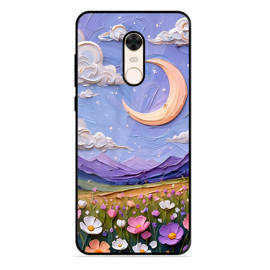 Beauty In Floral Printed Protective Phone Cover forXiaomi Redmi Note 5