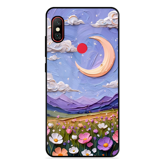 Beauty In Floral Printed Protective Phone Cover forXiaomi Redmi Note 6 Pro