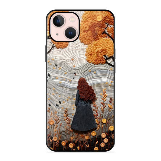 Girly Printed Protective Phone Cover for iPhone 13 Mini