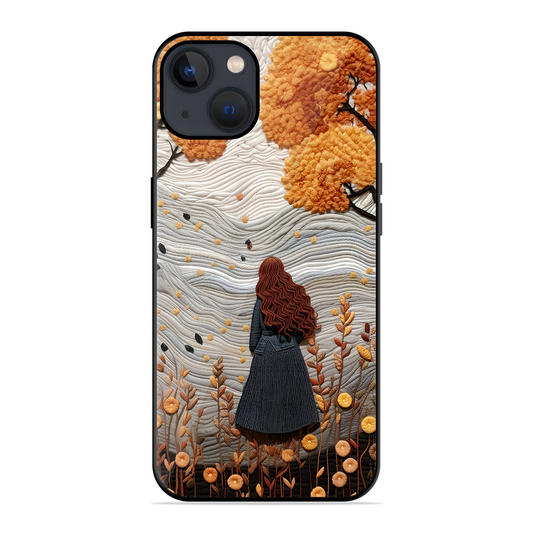 Girly Printed Protective Phone Cover for iPhone 13