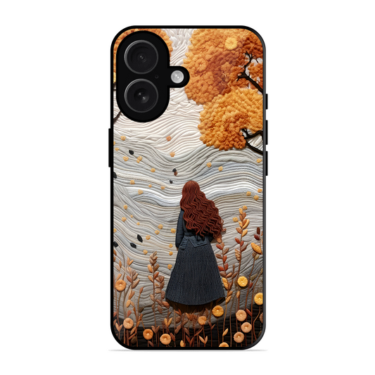 Girly Printed Protective Phone Cover for iPhone 16 Plus