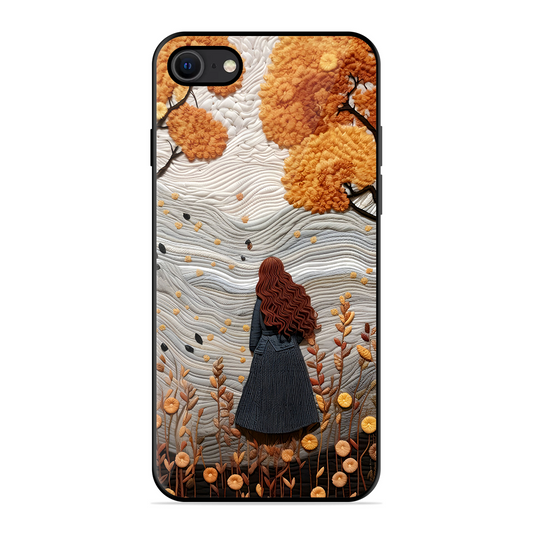 Girly Printed Protective Phone Cover for iPhone SE 2020
