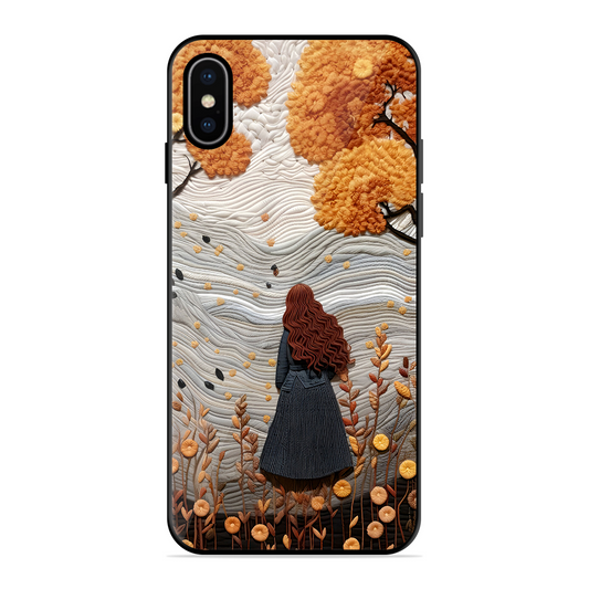 Girly Printed Protective Phone Cover for iPhone X