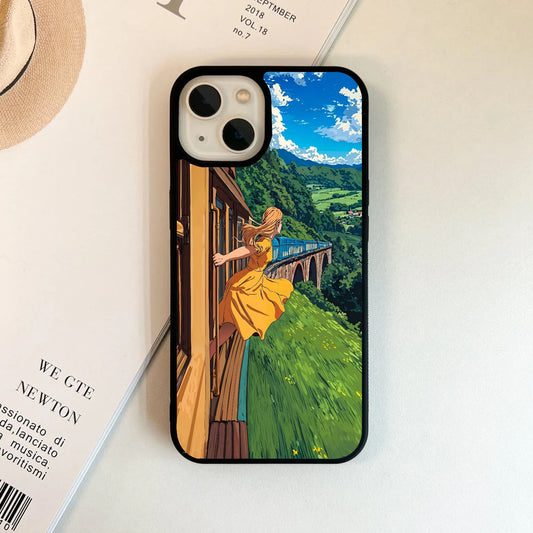 Flying girl Printed Protective case