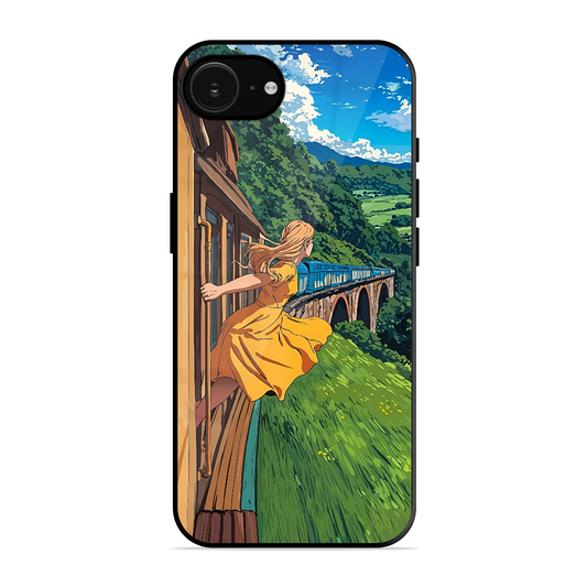 Flying Girl Printed Protective Phone Cover for iPhone 16e