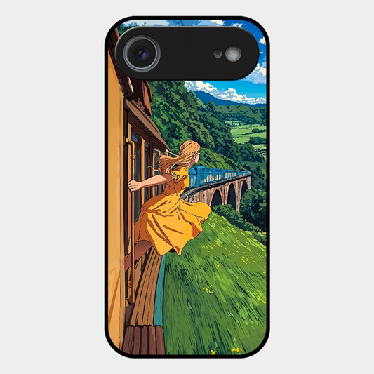 Flying Girl Printed Protective Phone Cover for iPhone Air