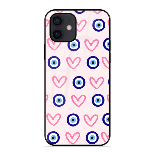Evil Heart Printed Protective Phone Cover for iPhone 12