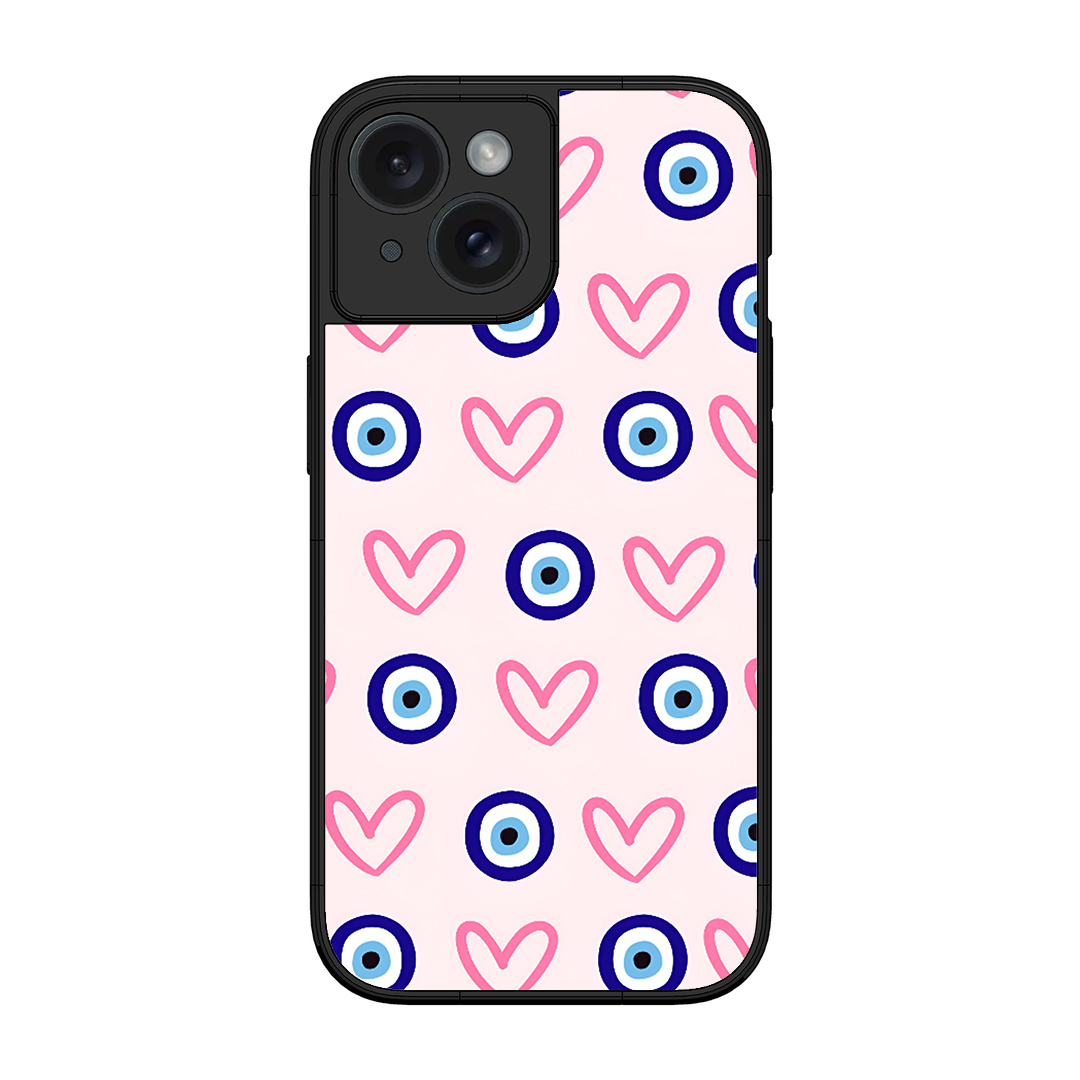 Evil Heart Printed Protective Phone Cover for iPhone 15