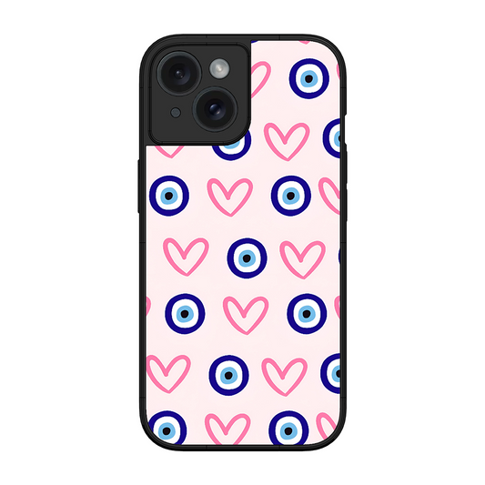 Evil Heart Printed Protective Phone Cover for iPhone 15