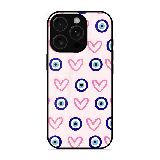 Evil Heart Printed Protective Phone Cover for iPhone 16 Pro Max