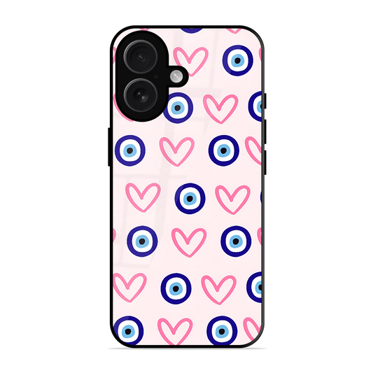 Evil Heart Printed Protective Phone Cover for iPhone 16