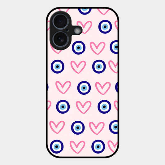 Evil Heart Printed Protective Phone Cover for iPhone 17