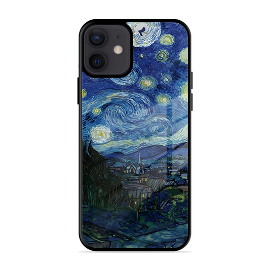 Painting Design Printed Protective Phone Cover for iPhone 12 Mini
