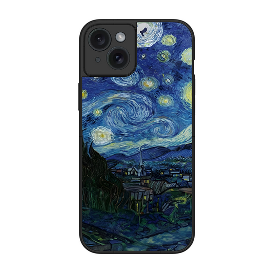 Painting Design Printed Protective Phone Cover for iPhone 15 Plus