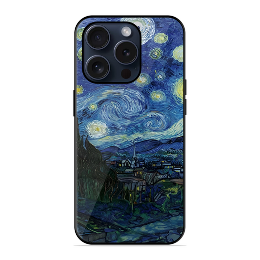 Painting Design Printed Protective Phone Cover for iPhone 15 Pro