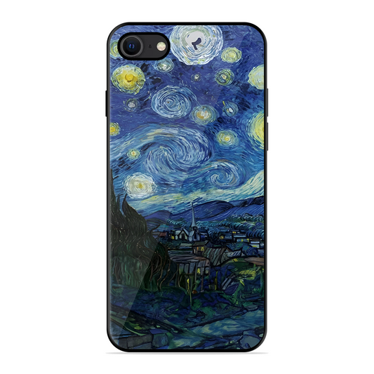 Painting Design Printed Protective Phone Cover for iPhone SE 2020