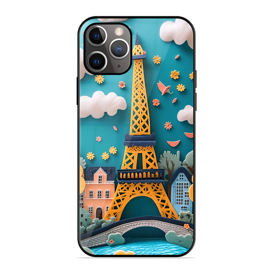 Eiffel Tower Printed Protective Phone Cover for iPhone 11 Pro