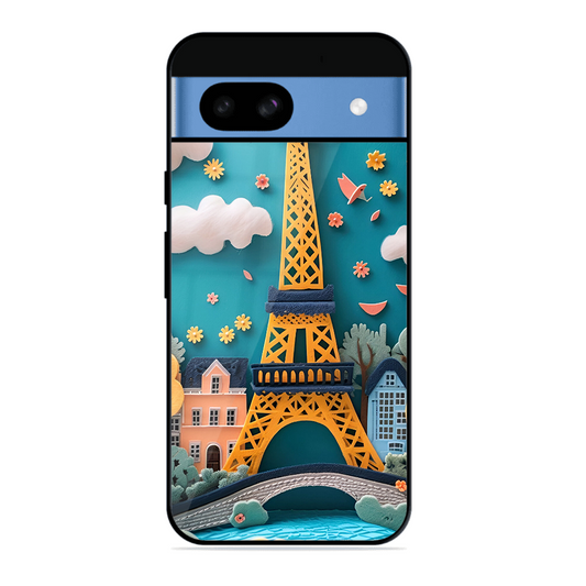 Eiffel Tower Printed Protective Phone Cover forGoogle Pixel 8A