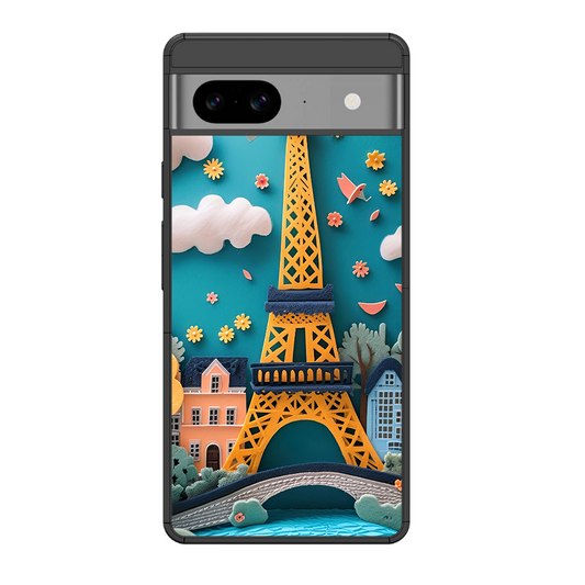 Eiffel Tower Printed Protective Phone Cover forGoogle Pixel 8