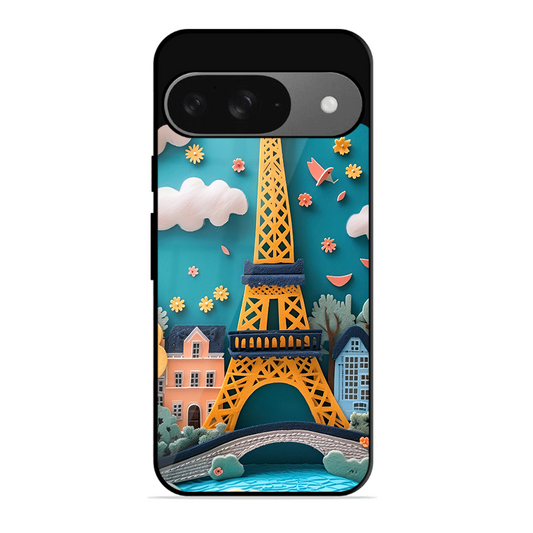 Eiffel Tower Printed Protective Phone Cover forGoogle Pixel 9