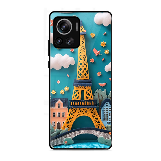 Eiffel Tower Printed Protective Phone Cover forMotorola Moto Edge 30 Ultra
