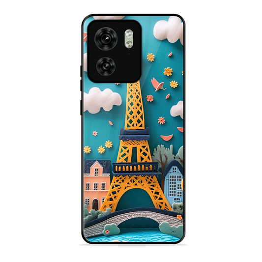 Eiffel Tower Printed Protective Phone Cover forMotorola Moto Edge 40