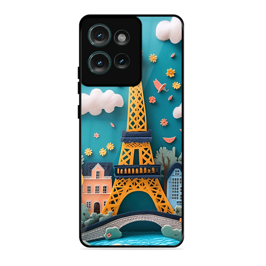 Eiffel Tower Printed Protective Phone Cover forMotorola Moto Edge 50 5G