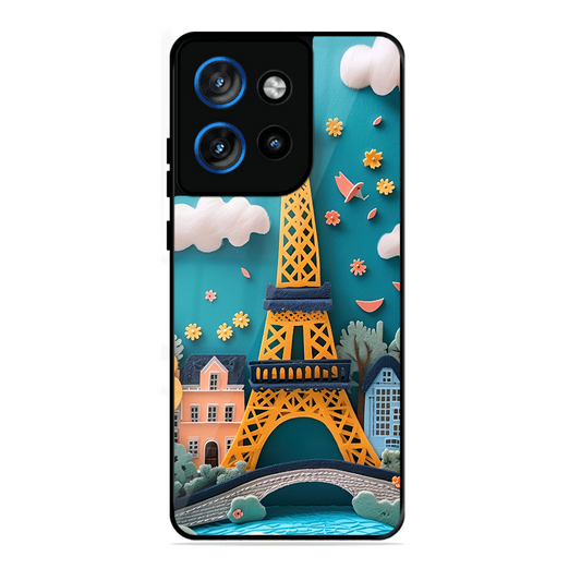 Eiffel Tower Printed Protective Phone Cover forMotorola Moto Edge 50 Neo 5G