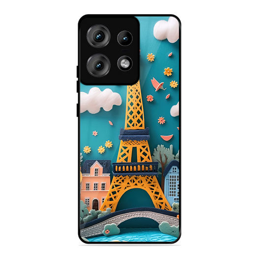 Eiffel Tower Printed Protective Phone Cover forMotorola Moto Edge 50 Pro 5G