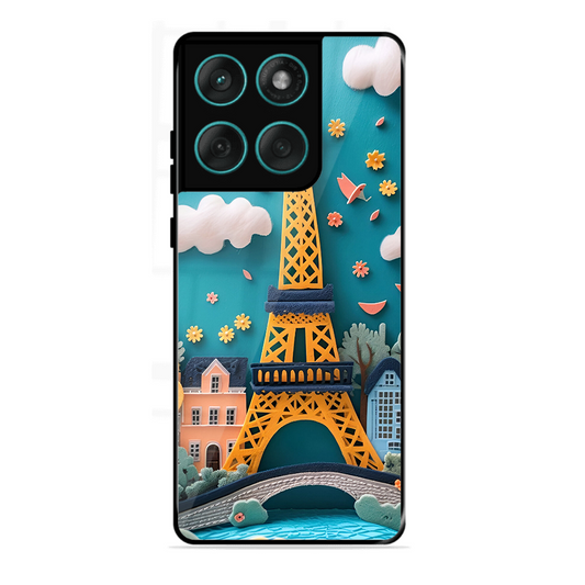 Eiffel Tower Printed Protective Phone Cover forMotorola Moto Edge 60 Fusion 5G