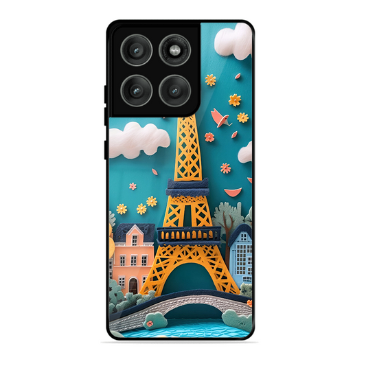Eiffel Tower Printed Protective Phone Cover forMotorola Moto Edge 60 Pro 5G