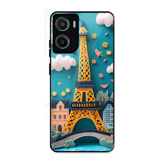 Eiffel Tower Printed Protective Phone Cover forMotorola Moto G05