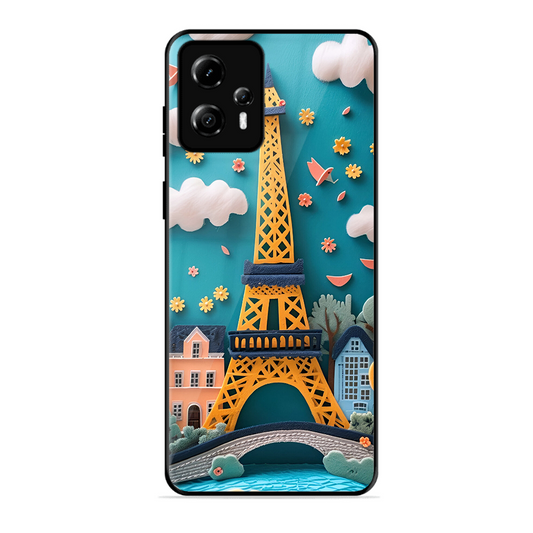 Eiffel Tower Printed Protective Phone Cover forMotorola Moto G13