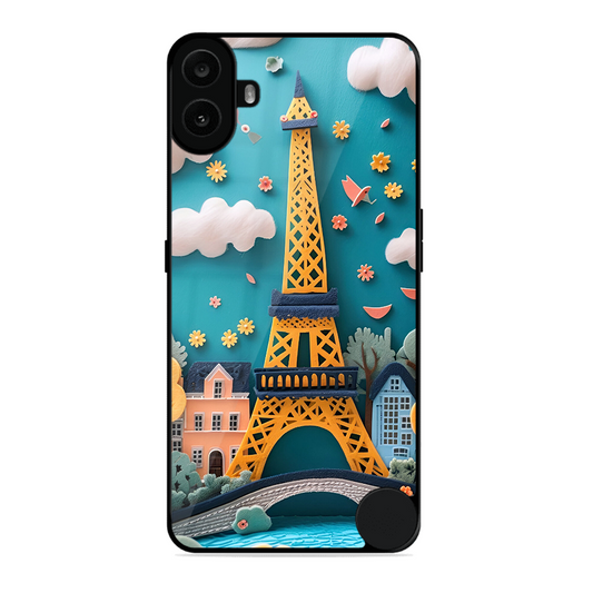 Eiffel Tower Printed Protective Phone Cover forNothing CMF Phone 1