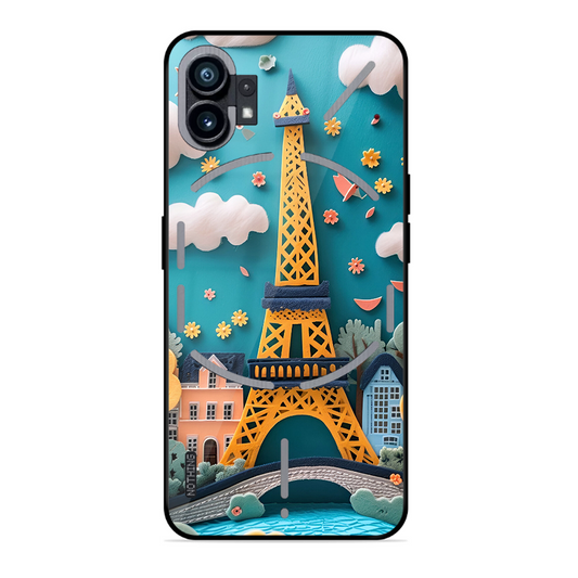 Eiffel Tower Printed Protective Phone Cover forNothing Phone 1