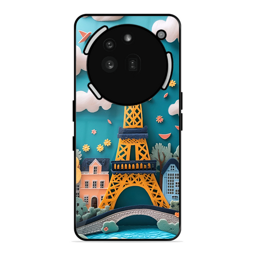 Eiffel Tower Printed Protective Phone Cover forNothing Phone 3A Pro
