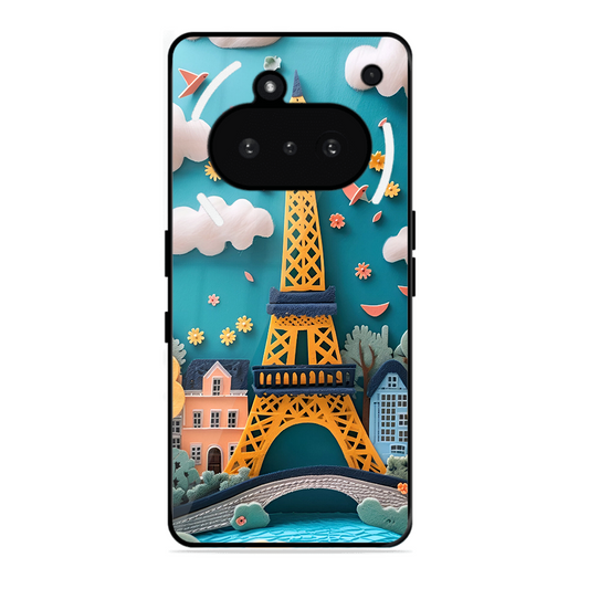 Eiffel Tower Printed Protective Phone Cover forNothing Phone 3A