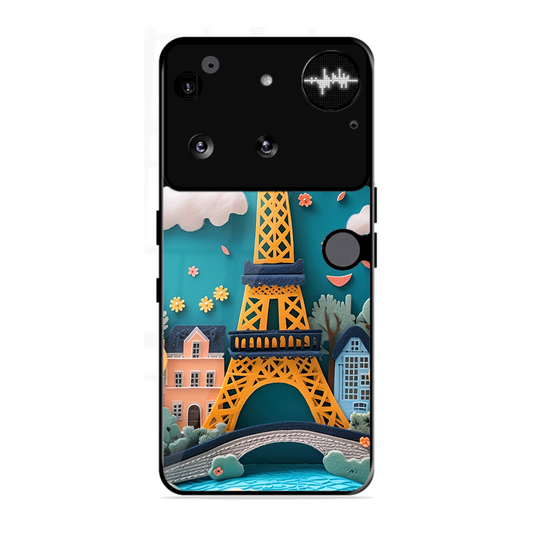 Eiffel Tower Printed Protective Phone Cover forNothing Phone 3