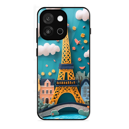 Eiffel Tower Printed Protective Phone Cover forOneplus 13S 5G