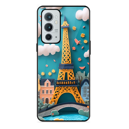Eiffel Tower Printed Protective Phone Cover forOneplus 9RT 5G